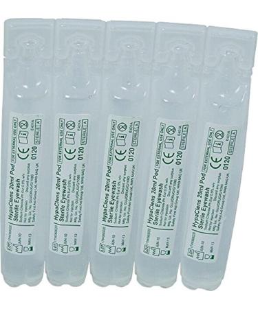 HypaClens Saline Eye Wash Pods (Pack of 25) & HypaPlast Fabric Plasters Assorted (100) Sterile Hypoallergenic One Size + Fabric Plasters Single - Buy Online on GoSupps.com