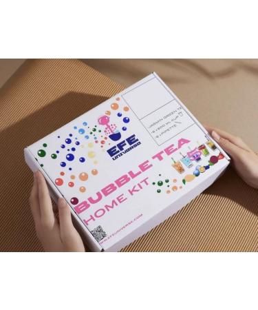 Buy Nordic Schiller Bubble Tea Heimset - 100% Vegetarian & Gluten-Free Boba Set with Blueberry Popping Pearls Strawberry Syrup & Jasmine Green Tea International Shipping Available - Buy Online on GoSupps.com