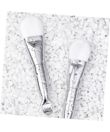 Didiseaon Mask Brush Makeup Brush for Women Wine Meal Mud Film 14x2cm Silver - Buy Online on GoSupps.com
