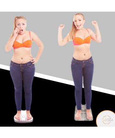 Smart Digital Scale - Modern Design | Body Fat Monitor | Bluetooth Bathroom Scale (Wood) - Buy Online on GoSupps.com