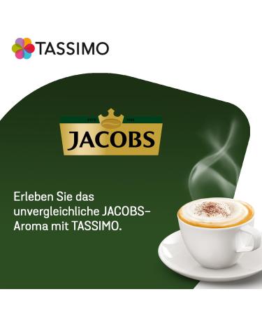 Buy Tassimo Jacobs Cappuccino Choco Capsules - 5 Packs of 40 Coffee Capsules for 40 Delicious Drinks - Buy Online on GoSupps.com