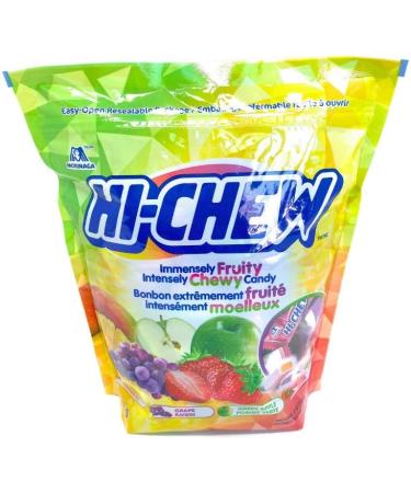 2 Pack Morinaga Hi-Chew 100+ Individually Wrapped Pieces Immensely Fruity Intensely Chewy Candy (Strawberry Green Apple Mango and Grape Flavor) - No Cholesterol Gluten Free - Buy Online on GoSupps.com