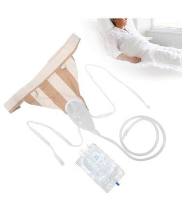 Urine Collector Bag for Men - Silicone Urinal Pee Holder for Travel & Incontinence | Wearable Drainage Solution - Buy Online on GoSupps.com