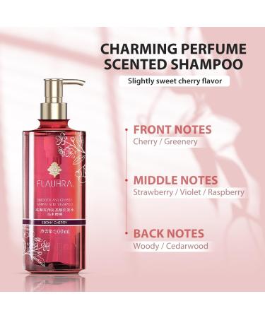 Bee & Flower Amino Acid Shampoo 500ml - Nourishing Smooth & Glossy Shampoo for Men & Women | Cherry Strawberry & Cedarwood Scents - Buy Online on GoSupps.com