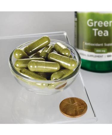 Swanson Green Tea Extract 500mg - Antioxidant-Rich Weight Management Supplement - 100 Capsules (2 Pack) - Buy Online on GoSupps.com