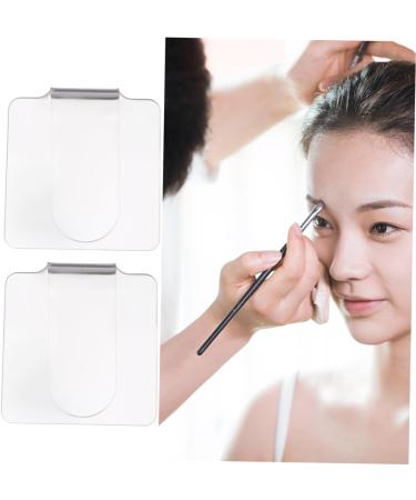 2 pi ces Palette de Maquillage pour Ongles Transparente Acrylique Palette de M lange Portable Ergonomique avec Poign e Incurv e Outil Cosm tique R utilisable pour Fond de Teint et - Buy Online on GoSupps.com