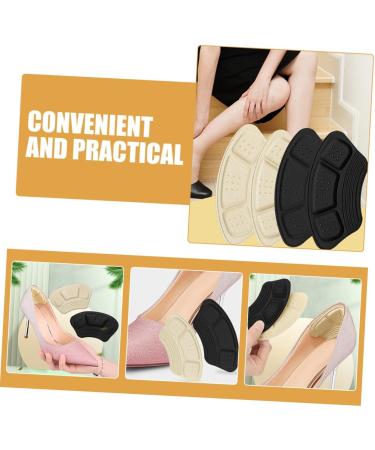 Buy 6 Pairs Non-Slip Heel Stickers | Wear-Resistant Heel Pads & Cushions for High Heels - Comfort & Grip for Back of Heel Shoes - Buy Online on GoSupps.com