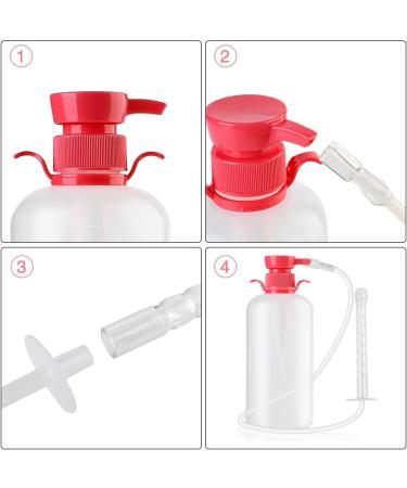 Reusable Vaginal Cleansing System - Safe & Non-Toxic Vaginal Cleanser Douche for Women | 600ml Capacity - Buy Online on GoSupps.com
