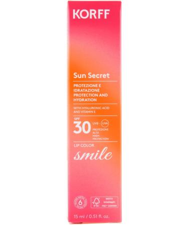  Korff Korff Sun Secret Smile Lip Color SPF30 teinte 02 Raspberry Pink 15 ml - Buy Online on GoSupps.com