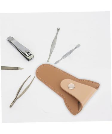 MERRYHAPY Beauty Scissors Grooming Clippers Grooming Scissors Manicure Scissors Nail Scissor Storage Holder Nail Scissor Storage Cosmetic Holder Leather - Buy Online on GoSupps.com