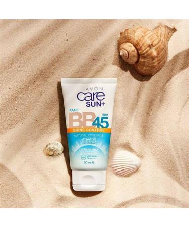 Avon Care Sun+ Shine Control SPF45 Natural Coverage +UVA/UVB BB Cream 50ml - Buy Online on GoSupps.com