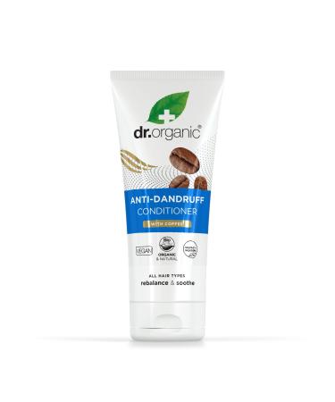 Dr.Organic coffee anti-scales conditioner healthy scalp men women naturally vegan animal test-free paraben and SLS-free recycled & recyclable biological 200ml - Buy Online on GoSupps.com