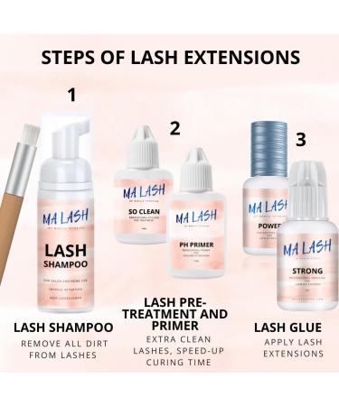 Strong Eyelash Extension Adhesive Glue - Ultra-Fast 0.5s Drying - 8 Weeks Retention - 5ml Professional-Grade Black for International Shipping - Buy Online on GoSupps.com