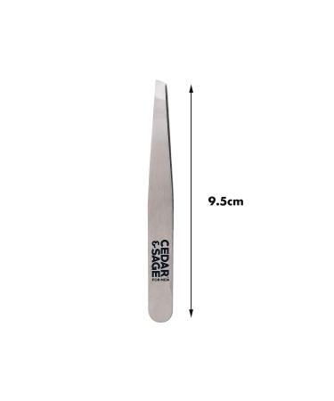 Men's Stainless Steel Tweezer Duo Set - Precision Tweezer Set for Grooming - Buy Online on GoSupps.com