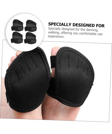 Buy Gatuida 4 Pairs Five Finger Half Socks - Seamless Non-Skid Toe Toppers for Women & Girls - Comfortable Front Pad Design - Buy Online on GoSupps.com