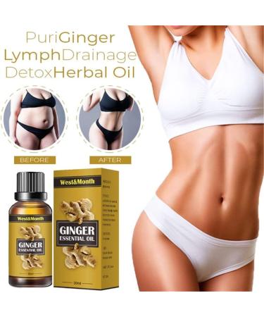 Buy Sztyz 3pcs Puriginger Detox Herbal Oil | Essential Ginger Oil for Lymphatic Drainage & Blood Circulation (10 ml) - International Shipping Available - Buy Online on GoSupps.com