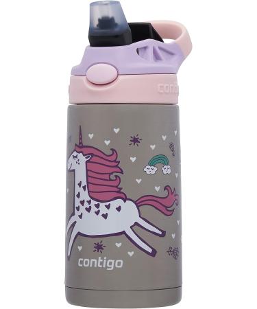 Contigo Kids BPA-Free Stainless Steel Water Bottle | Leak-Proof & Easy to Clean | Daycare Friendly | Strwbry Unicorn Design - Buy Online on GoSupps.com