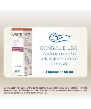  AVD REFORM AVD REFORM | Ganozone Anti-Aging Cream with Ozonated Sunflower Oil and Reishi Antioxidant Regenerating Deeply Hydrating 50 ml Made in Italy - Buy Online on GoSupps.com