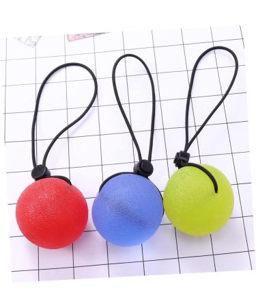 Shop Soesfoufu 3 Pcs Exercise Squeeze Balls - Stress Relief Finger Trainers & Grip Strength Balls for Fitness - Buy Online on GoSupps.com