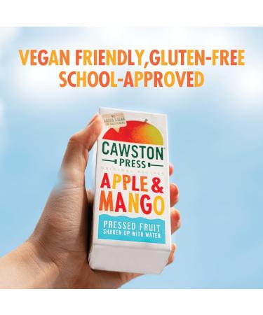  Cawston Press Cawston Press Kids Fruit Water Apple & Mango Cartons 200 ml (Paquet de 18) - Buy Online on GoSupps.com