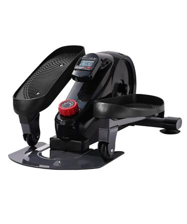 Foot Pedal Exerciser Mini Elliptical with Portable Handle and LED Display 8 Gear Resistance Adjustable and 120 Kg Load Anti-Slip Pedal and Ergonomic Design for Fitness Exercising