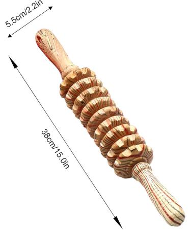 Defacto Wood Massage Tab - Versatile Body Forming Tools for Lymphatic Massage | Ideal for Shoulders Abdomen Arms Thighs & Legs - Buy Online on GoSupps.com