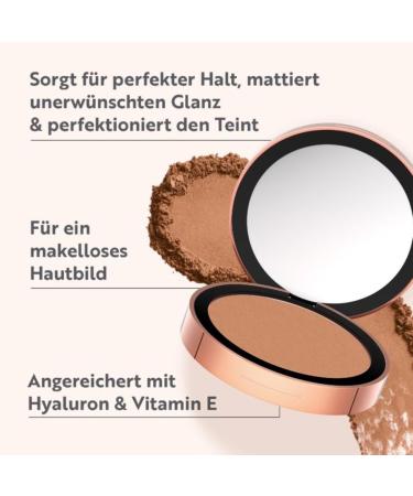 M. Asam Magic Finish Satin Compact Powder Beige (8g) - Perfect Hold & Finish with Hyaluronic Acid & Vitamin E | International Shipping Available - Buy Online on GoSupps.com