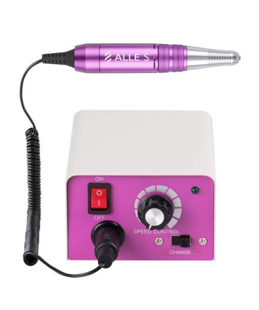 Professional Nail Drill Machine 30000 RPM with Foot Pedal | Manicure Pedicure Kit for Acrylic Nails | Electric Nail File with 6 Drill Bits and 106 Sanding Bands - Buy Online on GoSupps.com