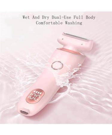 Razor for Women 2 in 1 Wet and Dry Electric Waterproof Shaver for Women Waterproof Electric Razor Shaver with Removable Head Dry for Leg Arm Underarm Area (A) - Buy Online on GoSupps.com