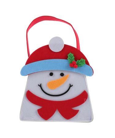 Alipis 1pc Christmas Candy Bag Candy Bags Handbag Storage Organizer Festive Themed Bag Cartoon Bag 30X19X9CM As Shown