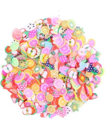 Mipcase 3200pcs Slice Nail Decoration Nail Decorations for Nail Fruit Slice Floral Decorations Clay Fruit Slice Flowers Decor Flower Ornaments Miniture Decoration Fruit Slices Love - Buy Online on GoSupps.com