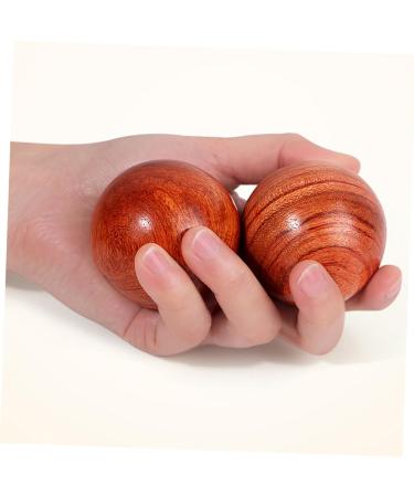 Lurrose 6 PC Solid Wood Massage Balls | Handmade Stress Relief & Plantar Fasciitis Device | Rosewood Foot & Hand Massage Tools - Buy Online on GoSupps.com