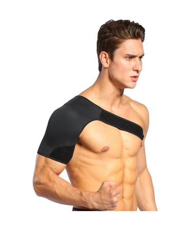 F&Y Right Shoulder Compression Support Brace Neoprene Arm Stabilizer Sleeve for Pain Relief Rotator Cuff Injury and PostSurgery Recovery Flexible Strap for Men & Women