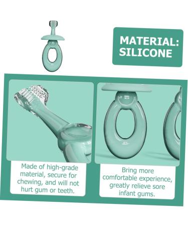 Hapinary Three-Sided Toddler Toothbrush | Effective Cleaning for Kids | Baby & Children's Toothbrushes - Buy Online on GoSupps.com