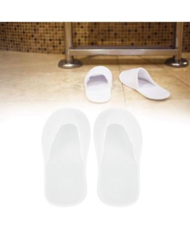 Tomotato 50 Pair Disposable Hotel Slippers - Universal Size for Men & Women - Portable Spa Travel Slip-Ons (Thin Fabrics 42 EU) - Buy Online on GoSupps.com
