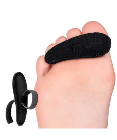Toe Support Cushion Elastic Flexible Breathable Soft Hammertoe Support Pad Toe Corrector Separators for Discomfort Relief (Left)