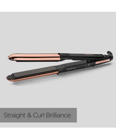 BaByliss Straight & Curl Brilliance 2-in-1 Straightener ST482E - Black & Copper | Premium Hair Styling for All Hair Types | International Shipping Available - Buy Online on GoSupps.com
