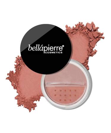 Bellapierre Loose Mineral Blush – Mineral blush for a fresh and natural complexion. | Non-toxic and paraben-free formula | Hypoallergenic | Loose Powder – 4 Grams – Suede