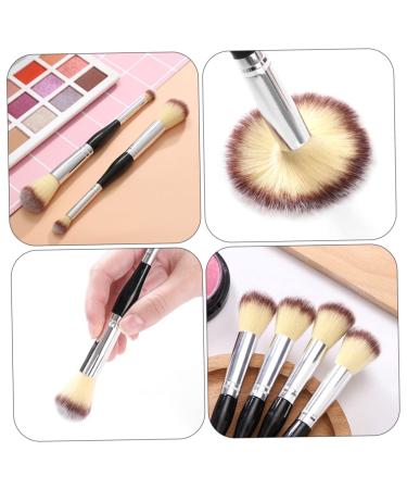 FRCOLOR 6 Pcs Dual Ended Powder Brush Set Blusher Concealer & Makeup Applicator Tools for Women | Aluminum Tube Brushes - Buy Online on GoSupps.com