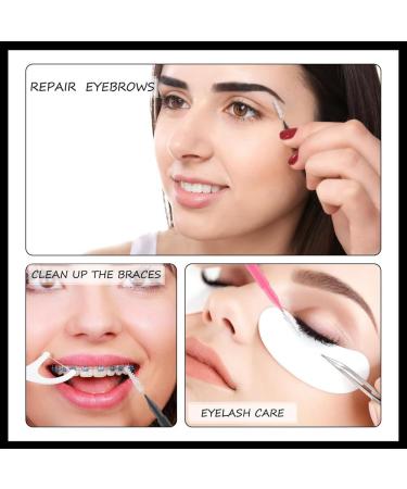 yasoe 150 Pieces Mini Eyebrow Brush Set with Cap Brow Lamination Brush Eyebrow Spoolie Comb for Eyebrow Lash Lift Tools - Buy Online on GoSupps.com