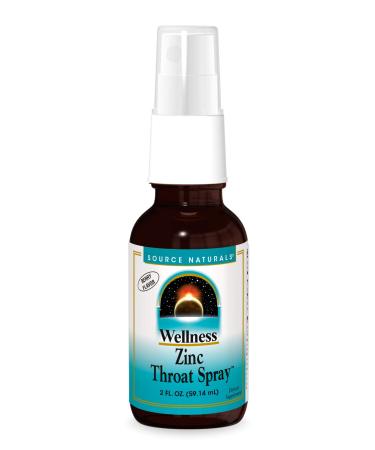 Source Naturals Wellness Zinc Throat Spray Berry Flavored - 2 Fl. Oz. Berry 2 Fl Oz (Pack of 1) - Buy Online on GoSupps.com
