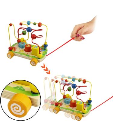 Nuheby Motor Skills Cube & Loop Toy for 1 Year Olds | Enhance Learning & Development | International Shipping Available - Buy Online on GoSupps.com