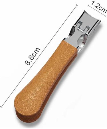 HCHGJKN Nail Clippers Anti-splash Nail Clippers Thick Hard Toenail Wide Jaw Opening Manicure Fingernail Cutter Tools(Schwarz) Black - Buy Online on GoSupps.com