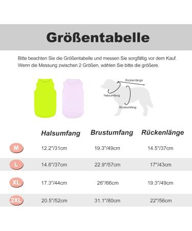 Kickred 2 Pack Dog Cooling Shirts - Ultra-Light Ice Pet Vests for Medium Dogs | Breathable Sleeveless T-Shirts (Violet + Green) - Instant Cooling Solution - Buy Online on GoSupps.com