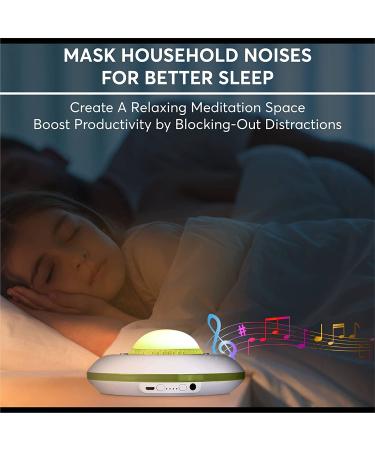 White Noise Machine for Baby Kids & Adults | 28 Soothing Sounds | Night Light Starry Ambient Light | Portable Sleep Sound Maker for Home Travel | Nursery Decor - Buy Online on GoSupps.com