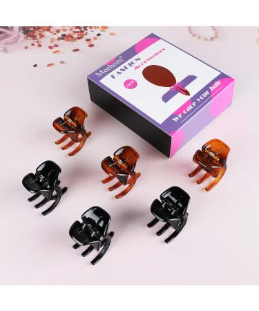 Morhom 6-Piece Medium Hair Claw Clips for Women and Girls - Ideal for Thick or Medium Hair - 1.3 Inch Size - MIX - Buy Online on GoSupps.com