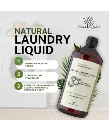 Read/The/Label Non-Bio Laundry Liquid - Organic Bergamot & Lavender Scent | Eco-Friendly Gentle Clean for All Fabrics - Buy Online on GoSupps.com