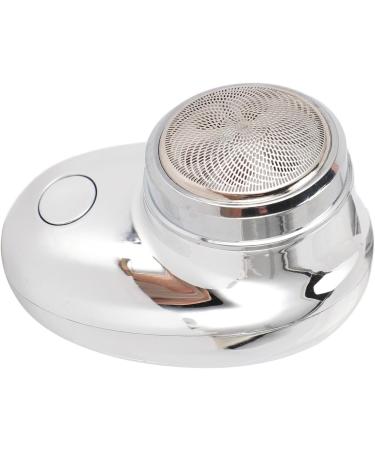 Portable Electric Beard Clipper - USB Rechargeable Stainless Steel Trimmer for Travel - Powerful & Stylish Electroplate Silver - Buy Online on GoSupps.com