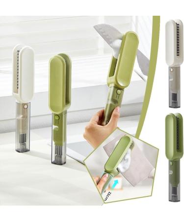 4-in-1 Green Cleaning Brush for Kitchen - Versatile Scrubber & Washing Tool for Utensils Knives & Lids - Buy Online on GoSupps.com