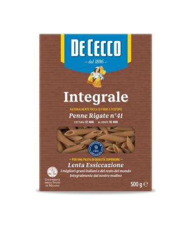 De Cecco Premium Whole Wheat Penne Pasta 500 g